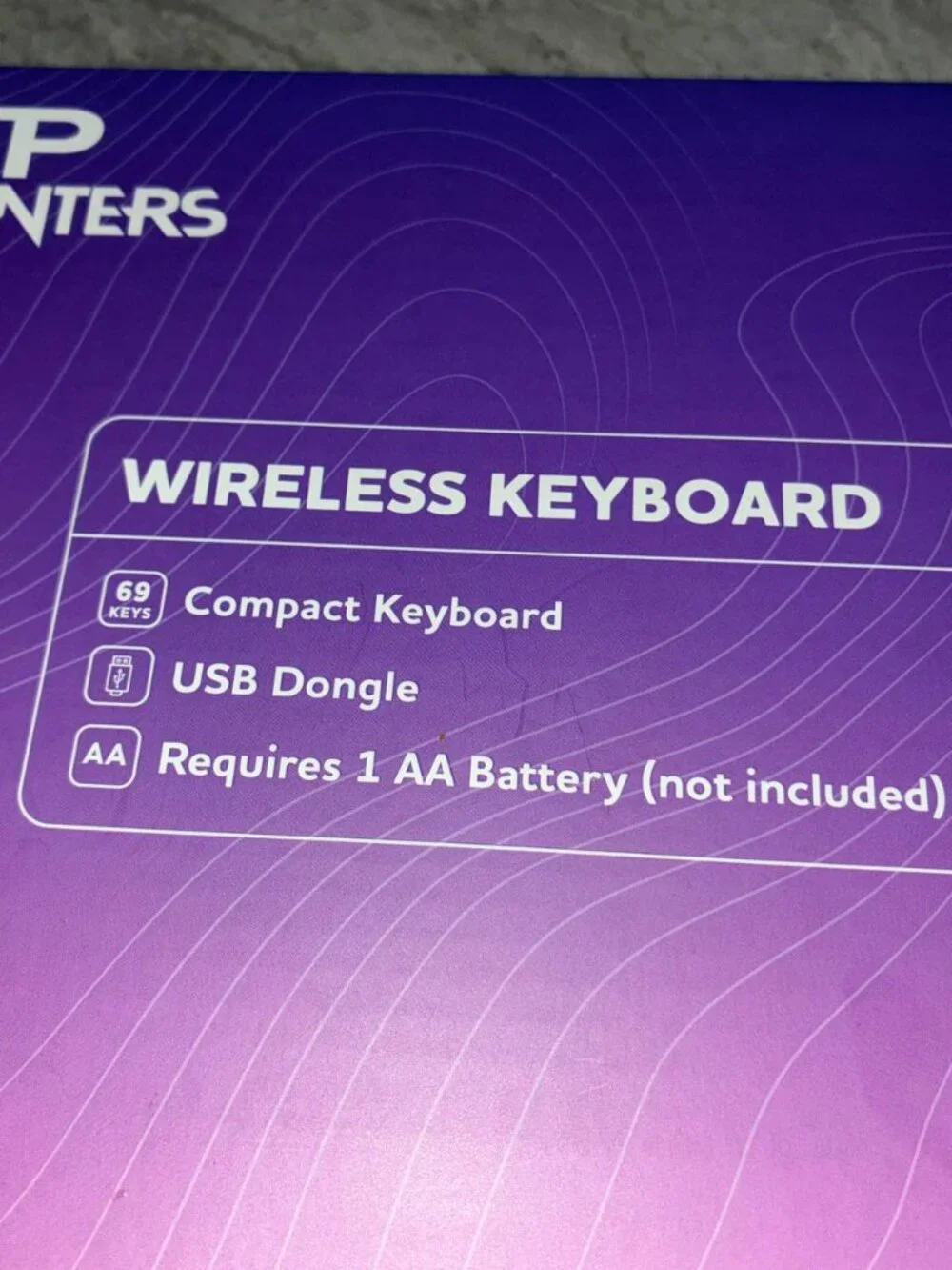 Kpop Demon Hunters Wireless Compact Keyboard - Brand New